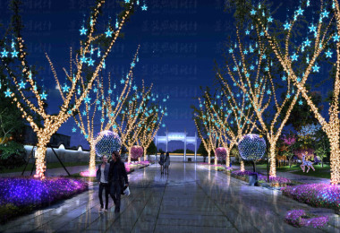 丰润某公园景区亮化工程