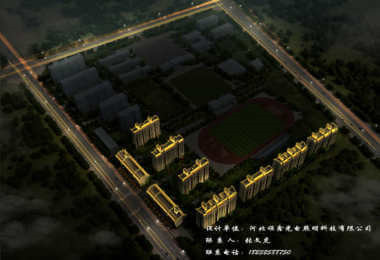 廊坊市大厂县禹通地产亮化设计方案